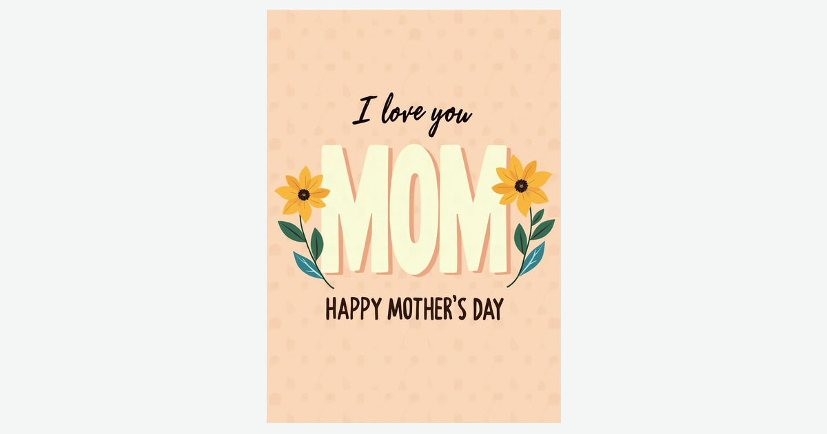 Blooms For Mom Mothers Day Card | Clever Studio Art