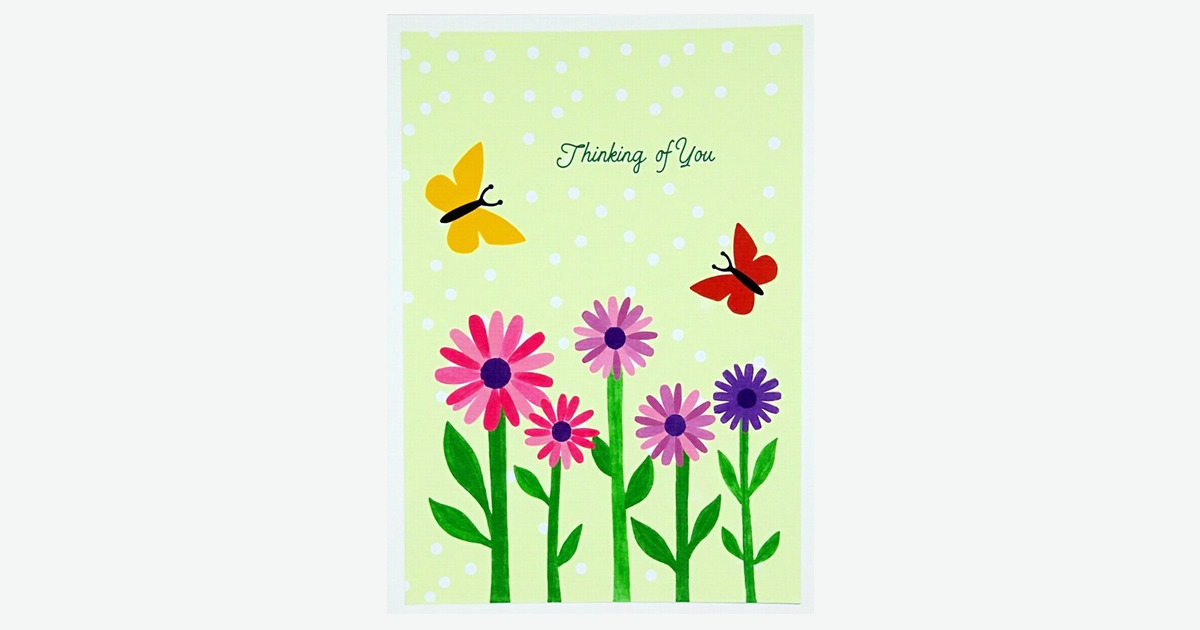Blossom Thinking Of You Card | Clever Studio Art