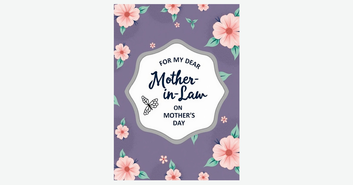 Blush Mother In Law Day Card | Clever Studio Art