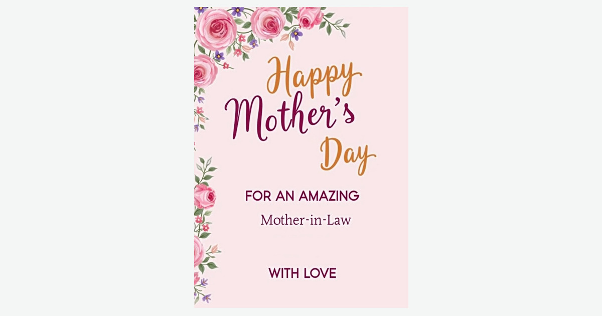 Blush Pink Mother In Law Card | Clever Studio Art