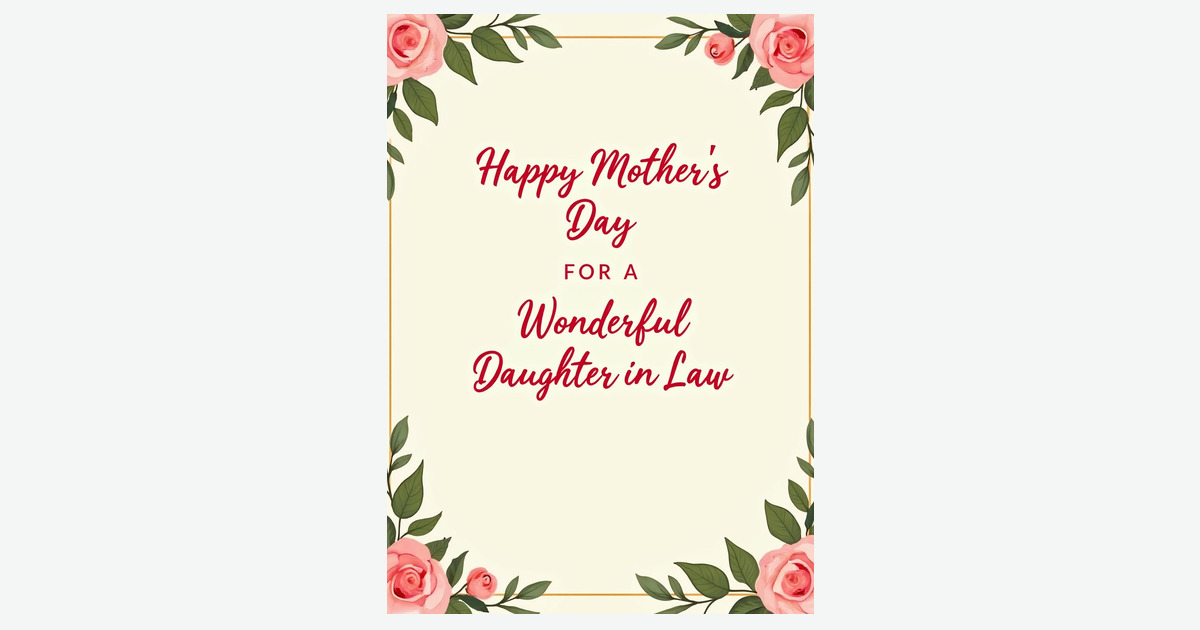 Botanical Daughter In Law Card | Clever Studio Art