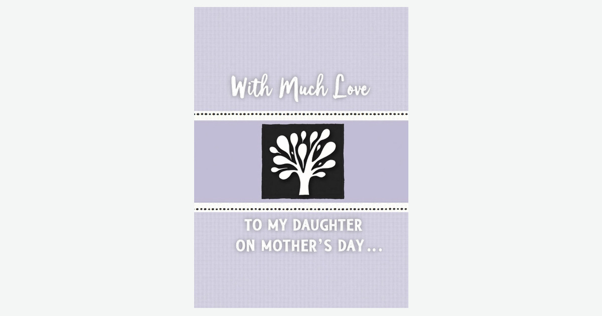 Charcoal Floral Mothers Day Card | Clever Studio Art