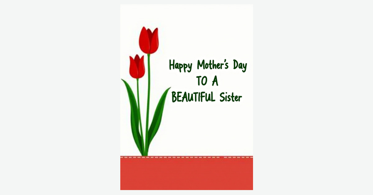 Crimson Mothers Day Stitch Card | Clever Studio Art