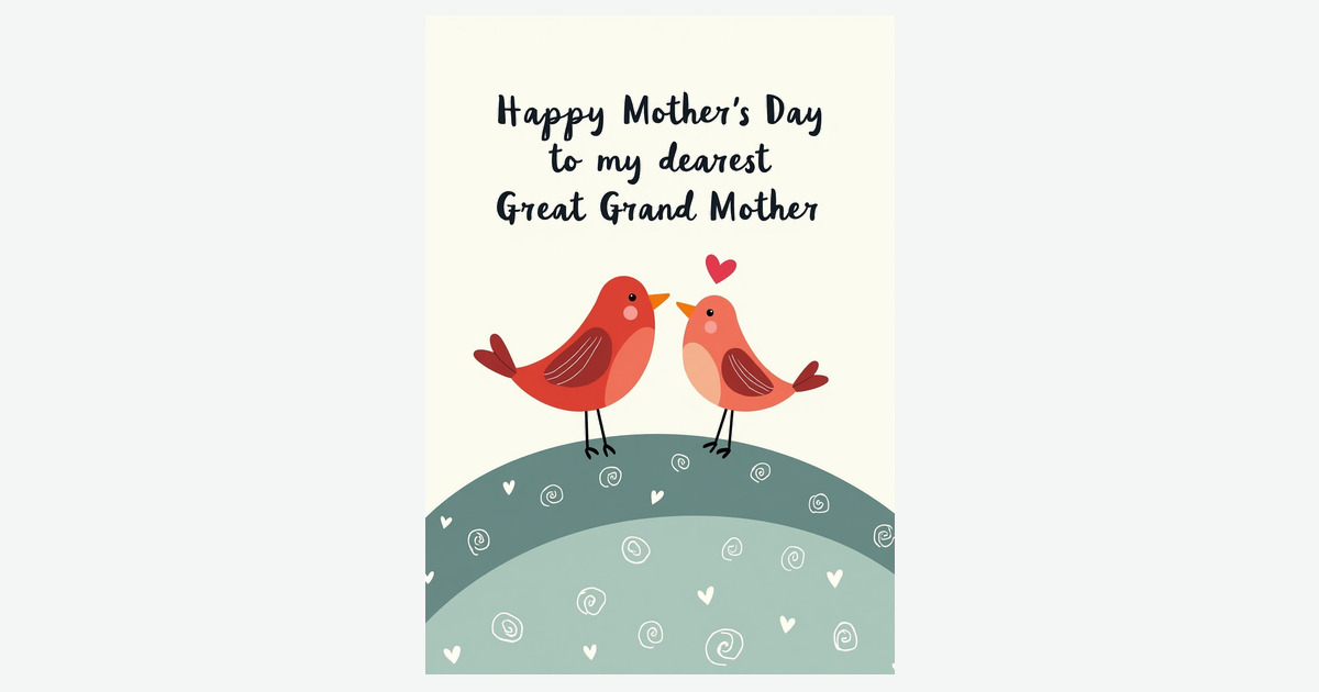 Crimson Teal Mothers Day Card | Clever Studio Art