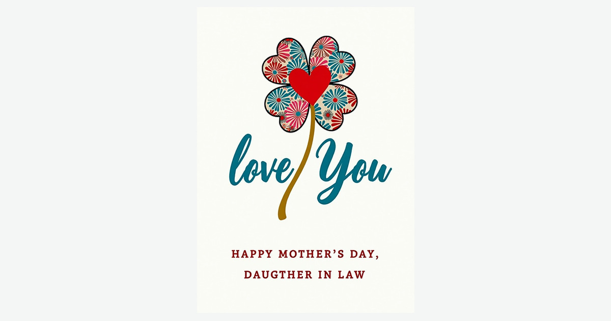 Elegant Daughter In Law Mothers Card | Clever Studio Art