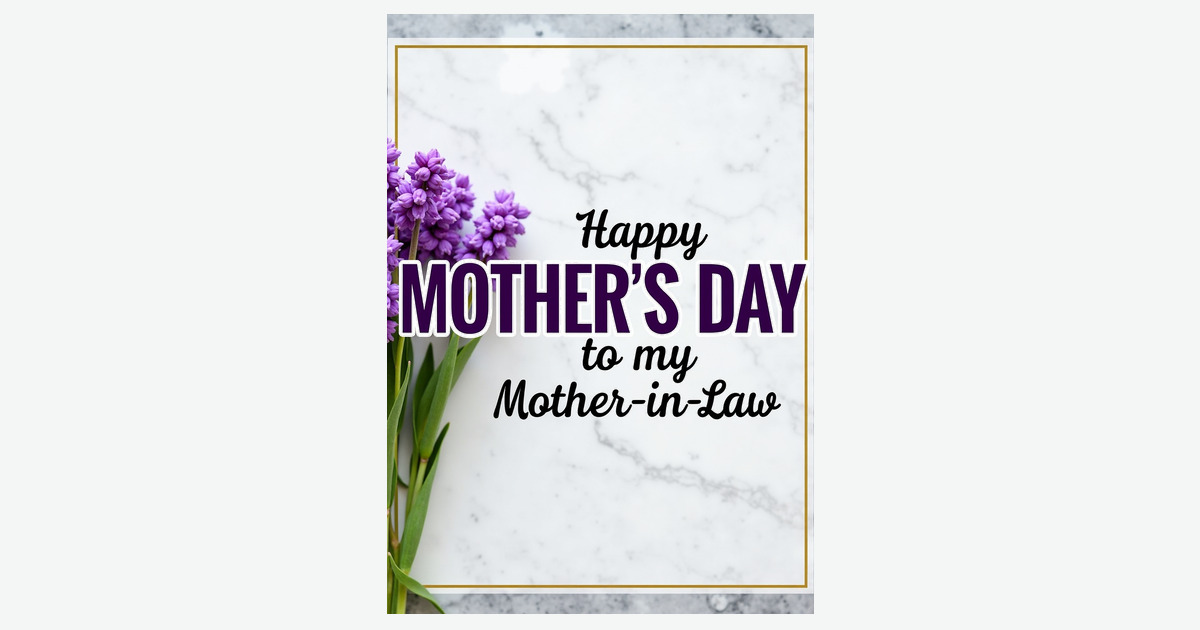 Elegant Mother In Law Day Card | Clever Studio Art