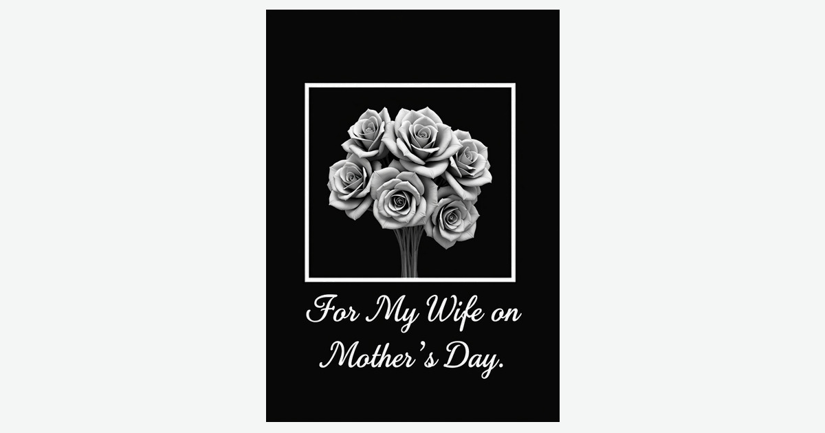 Elegant Mothers Day Petals Card | Clever Studio Art