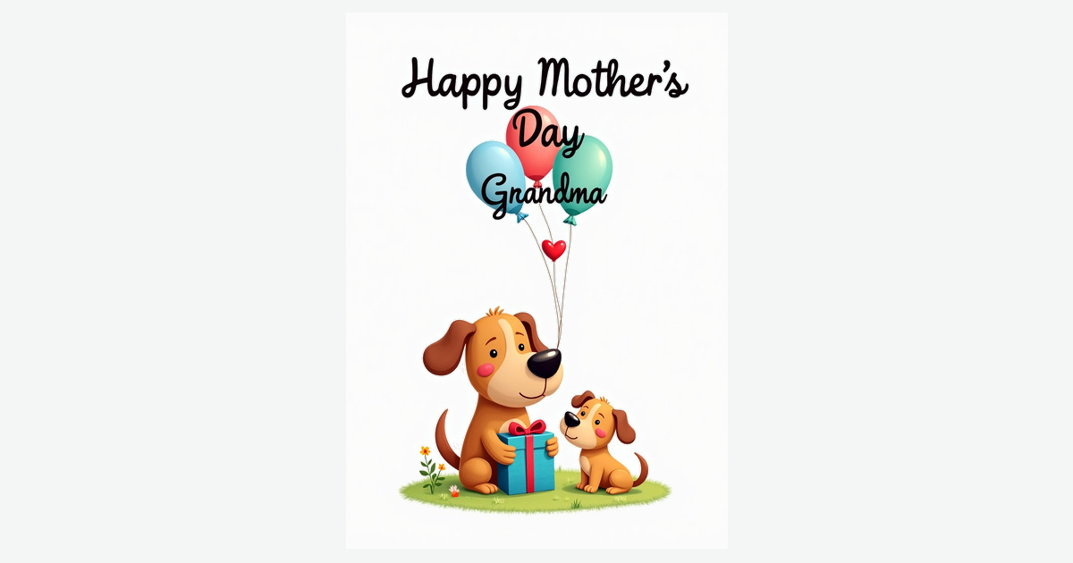 Festive Heart Mothers Day Card | Clever Studio Art