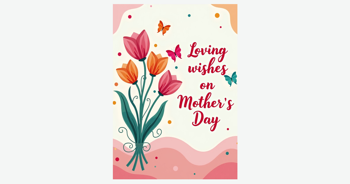 Floral Loving Mothers Day Card | Clever Studio Art