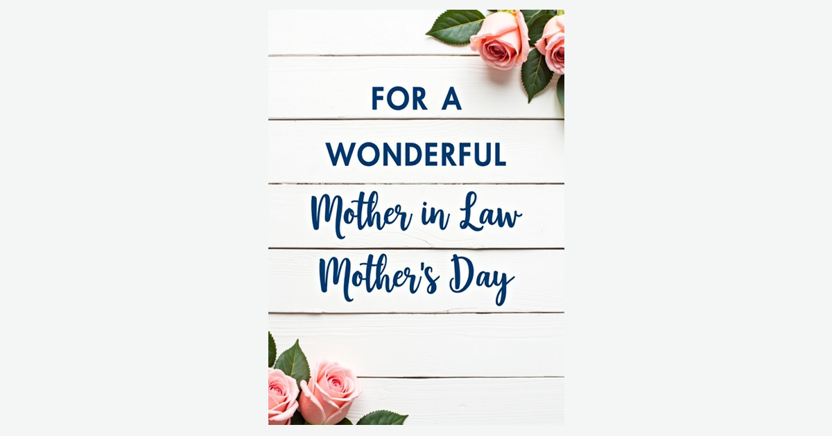 Floral Mother In Law Mothers Day Card | Clever Studio Art