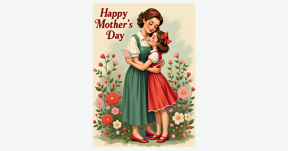 Floral Mothers Day Tender Card | Clever Studio Art
