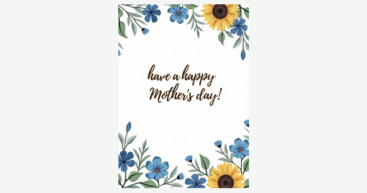 Floral Wish Greeting Card | Clever Studio Art