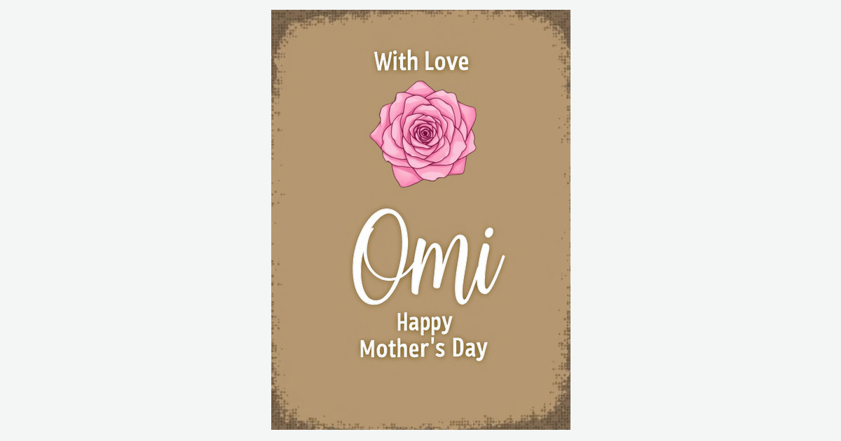 Floral With Love Mothers Day Card | Clever Studio Art