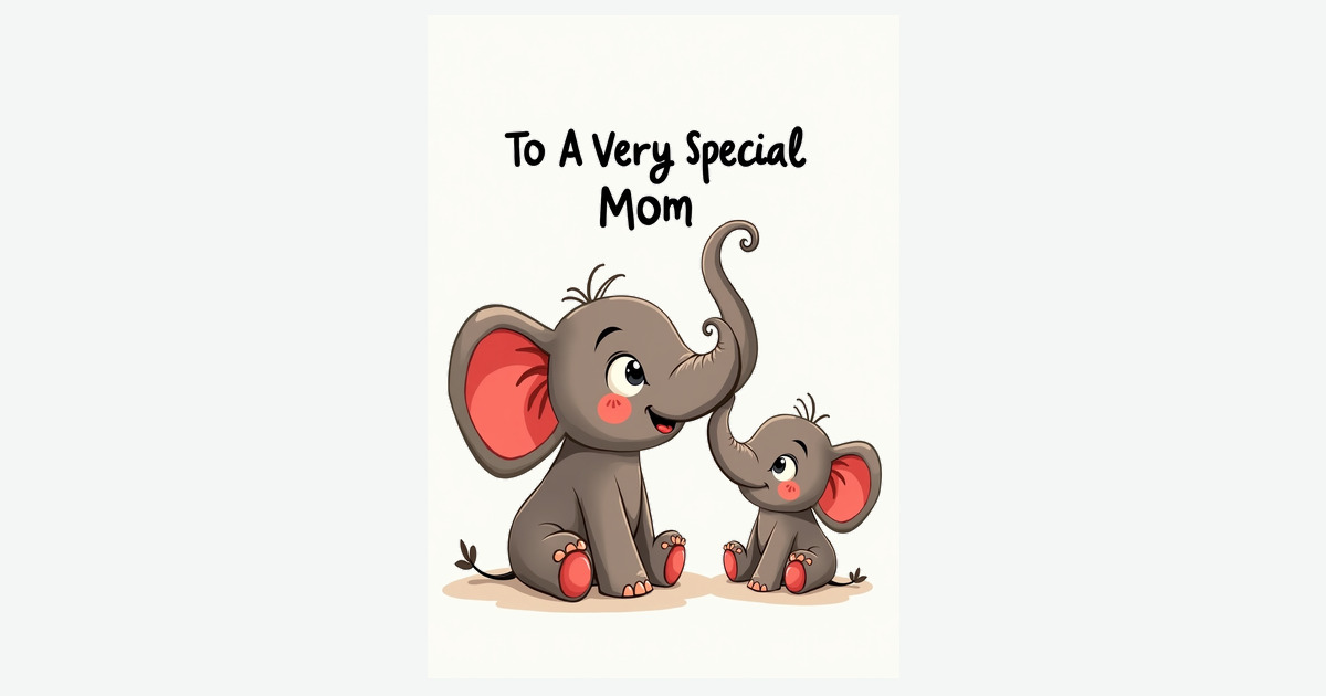 Gentle Mother Love Art Card | Clever Studio Art