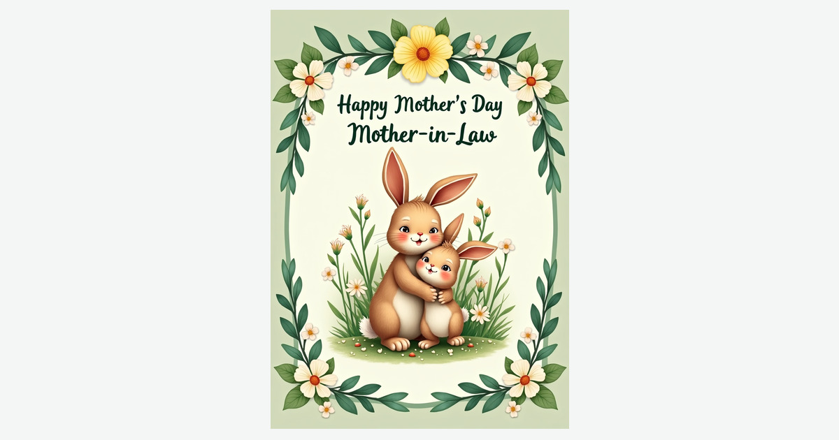 Gentle Mothers Day Meadow Card | Clever Studio Art