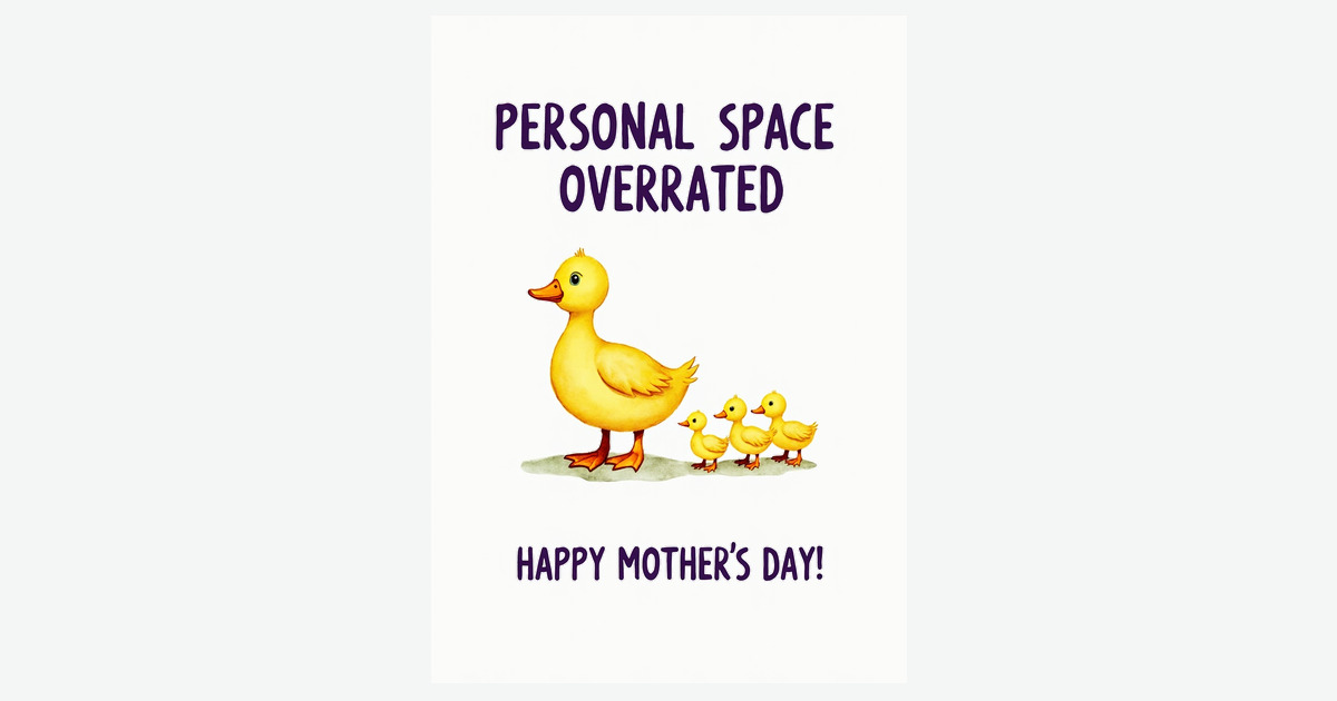 Golden Family Mothers Day Card | Clever Studio Art