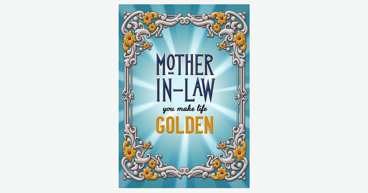 Golden Mother In Law Card | Clever Studio Art