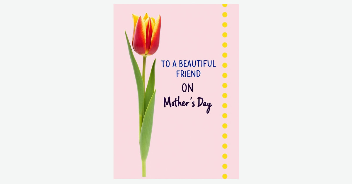 Golden Petal Mothers Day Card | Clever Studio Art