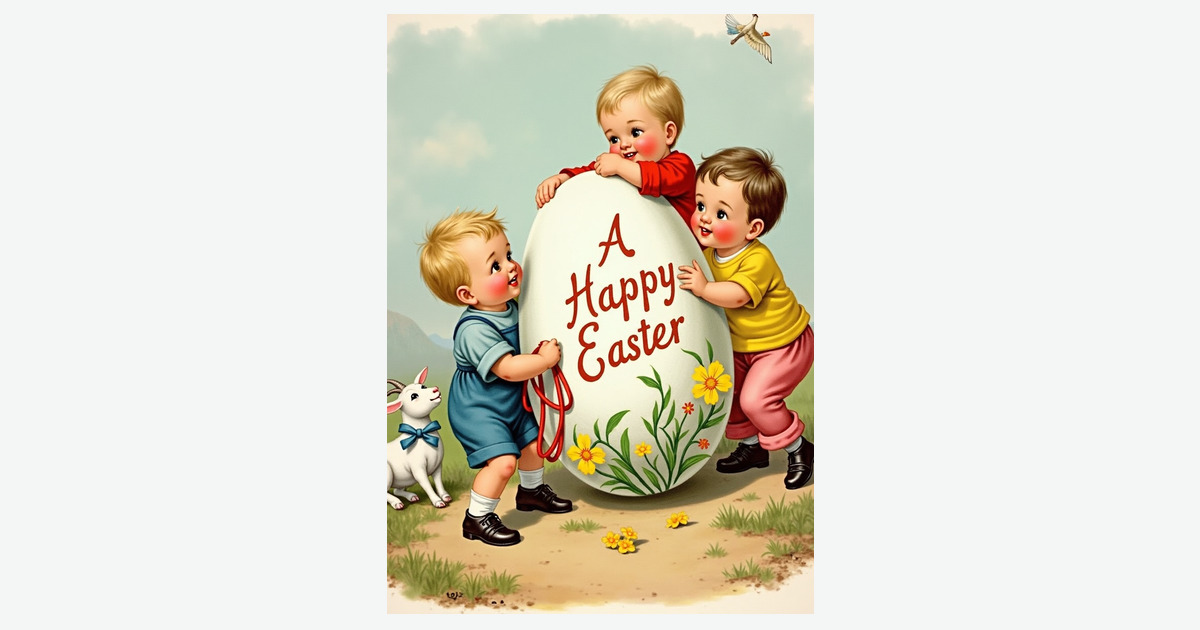 Happy Easter Fun Times Card | Clever Studio Art