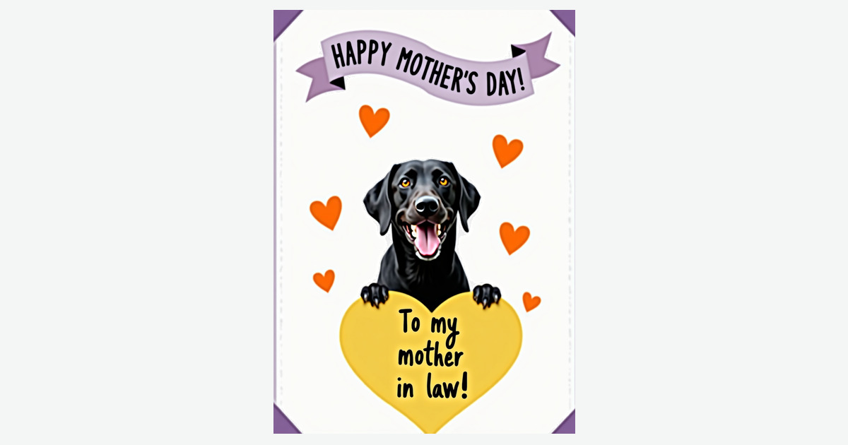 Happy Mothers Day Pet Love Card | Clever Studio Art