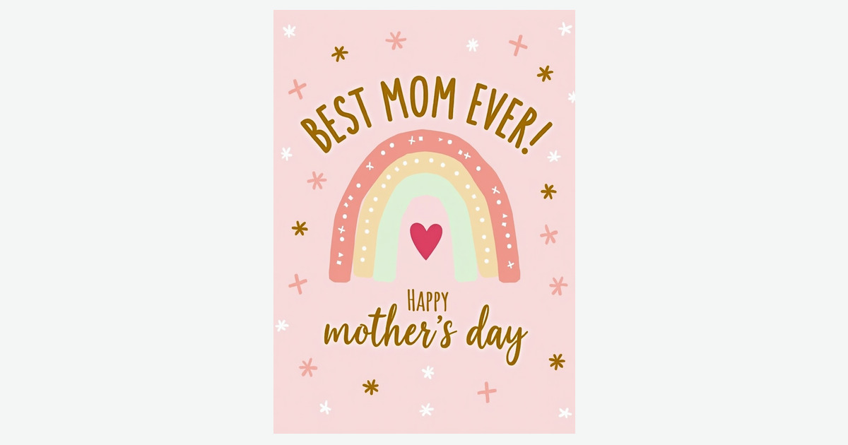Heart Arch Mothers Day Card | Clever Studio Art