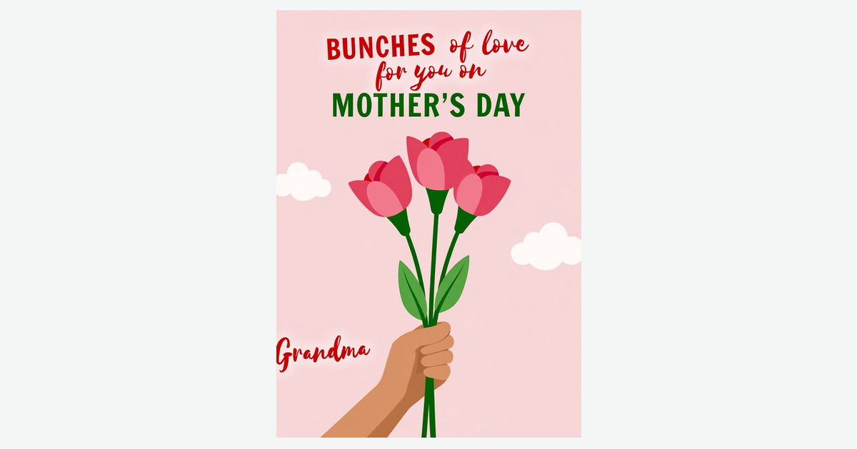 Illustration Mothers Day Card | Clever Studio Art
