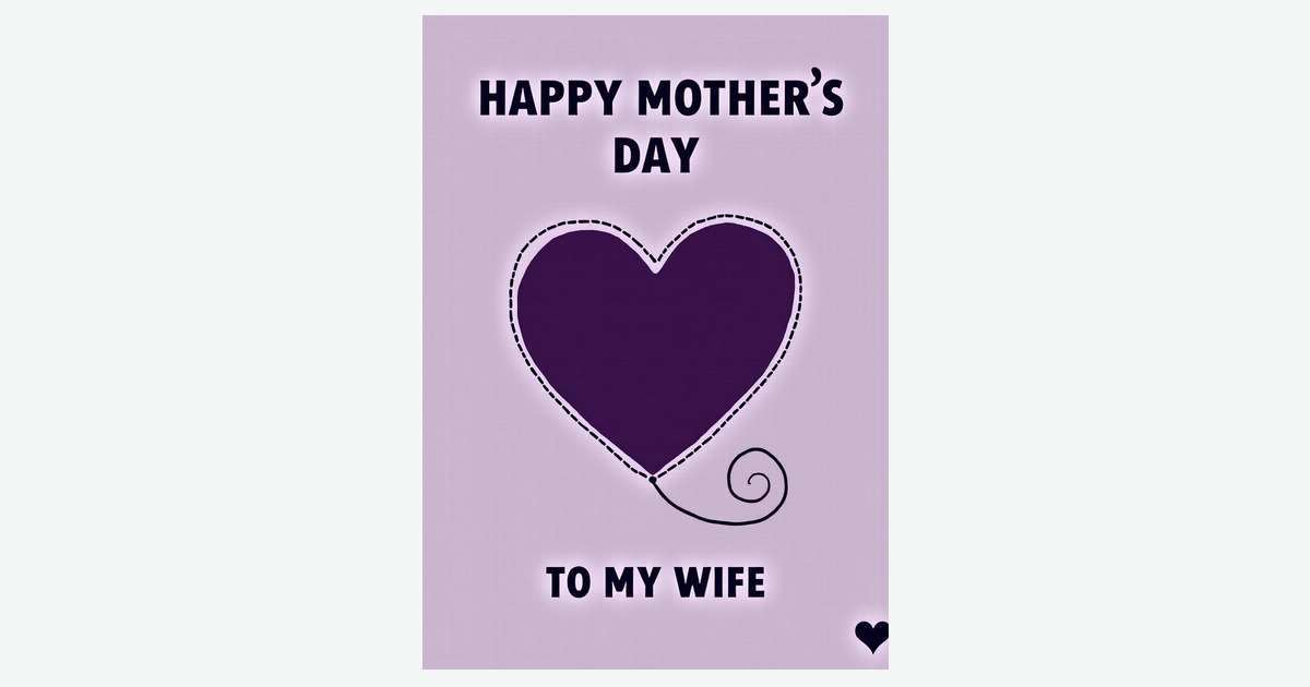 Indigo Heart Mothers Day Card | Clever Studio Art