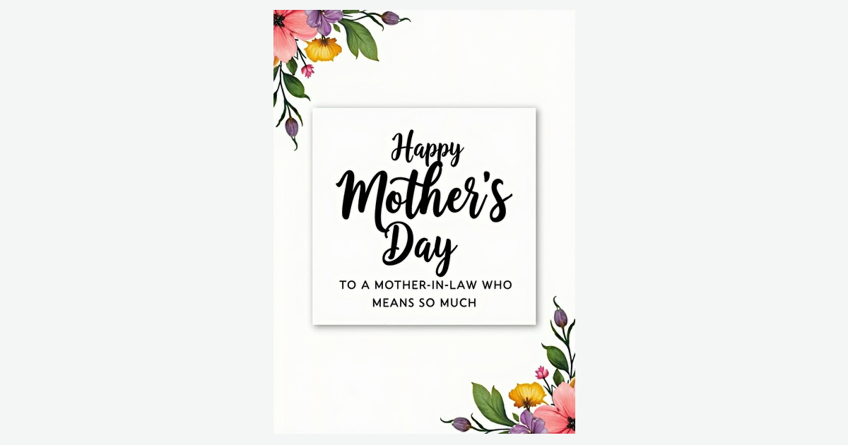 Loving Mother In Law Design Card | Clever Studio Art