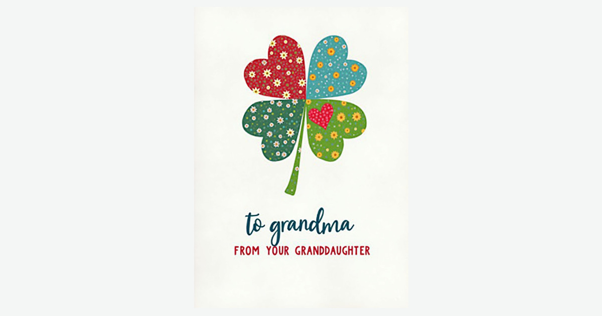Lucky Heart Mothers Day Card | Clever Studio Art