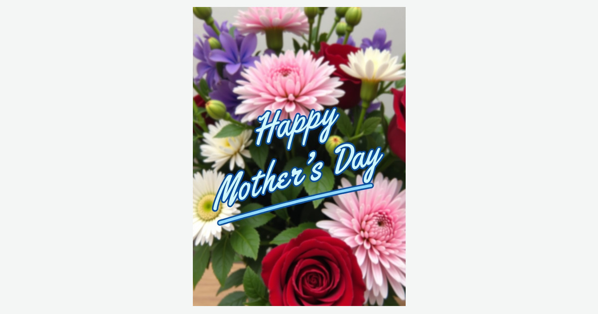 Lush Floral Mothers Day Card | Clever Studio Art