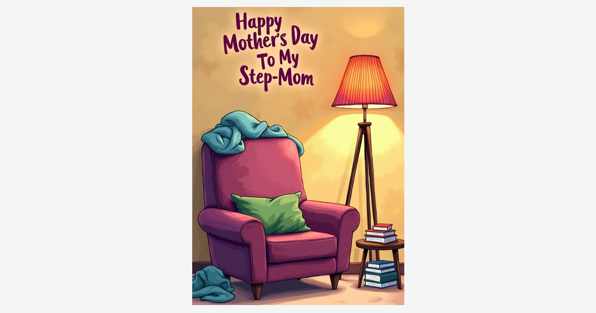 Magenta Armchair Mothers Day Card | Clever Studio Art