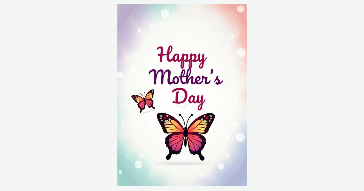 Magenta Insect Mothers Day Card | Clever Studio Art