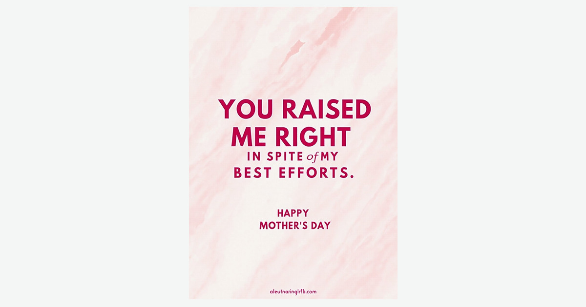 Magenta Mothers Day Message Card | Clever Studio Art