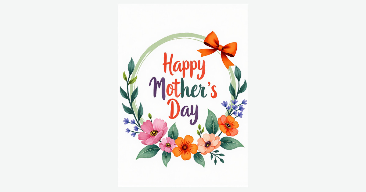 Painted Mothers Day Card | Clever Studio Art