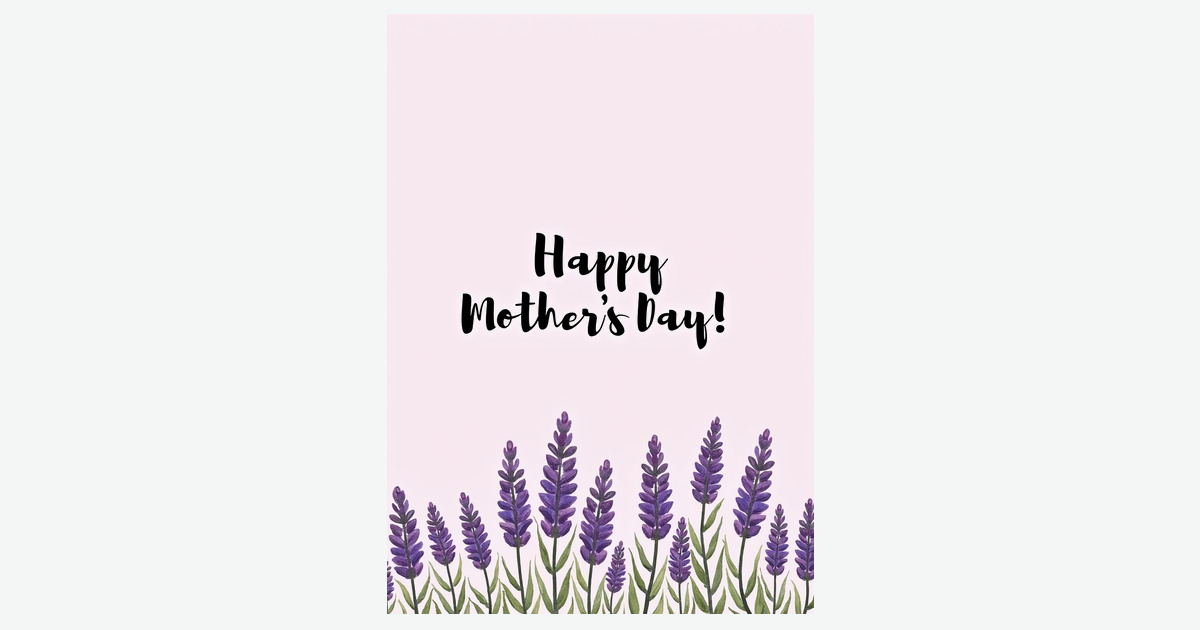 Painterly Mothers Day Card | Clever Studio Art