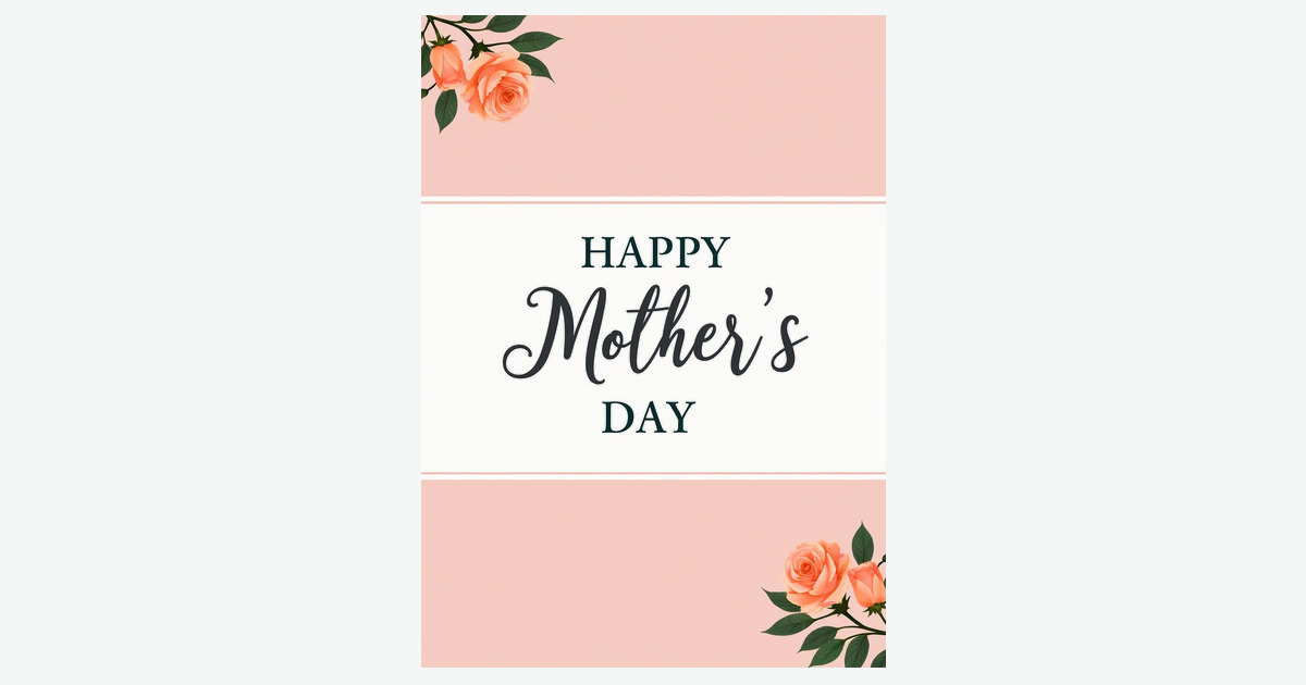 Painterly Mothers Day Floral Card | Clever Studio Art