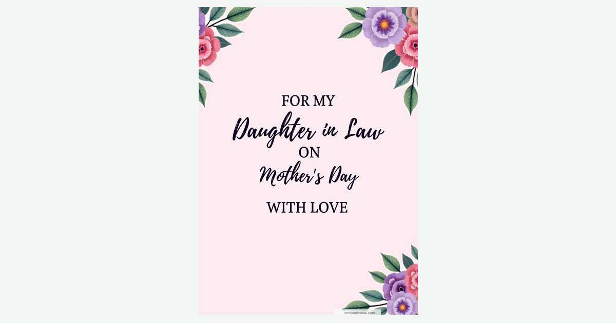 Pastel Daughter In Law Card | Clever Studio Art