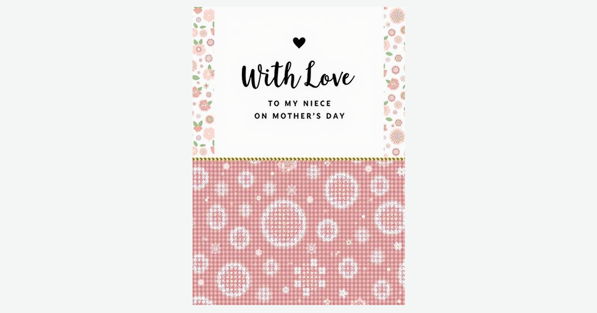 Polka Dot With Love Mothers Day Card | Clever Studio Art