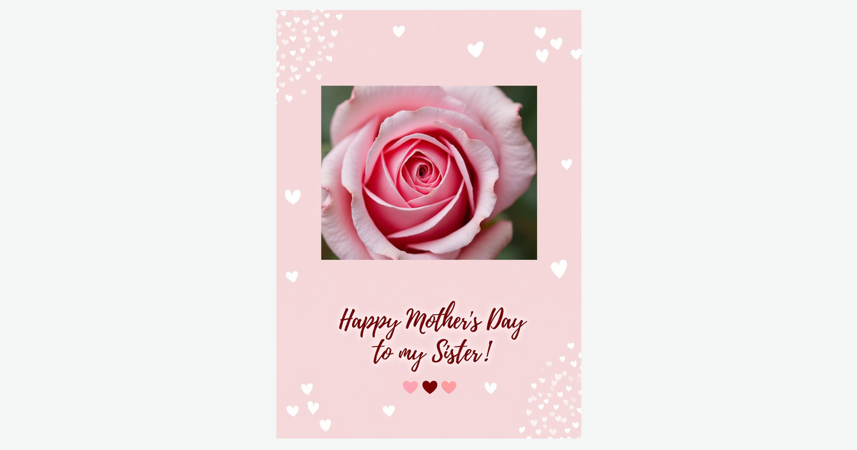 Rose Photo Sweet Mothers Day Card | Clever Studio Art