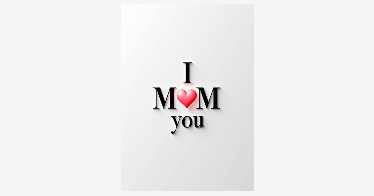 Sculpted Heart Mothers Day Card | Clever Studio Art