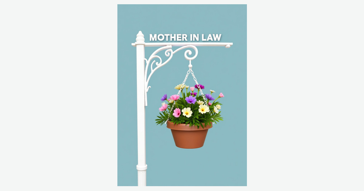Sky Blue Mother In Law Card | Clever Studio Art