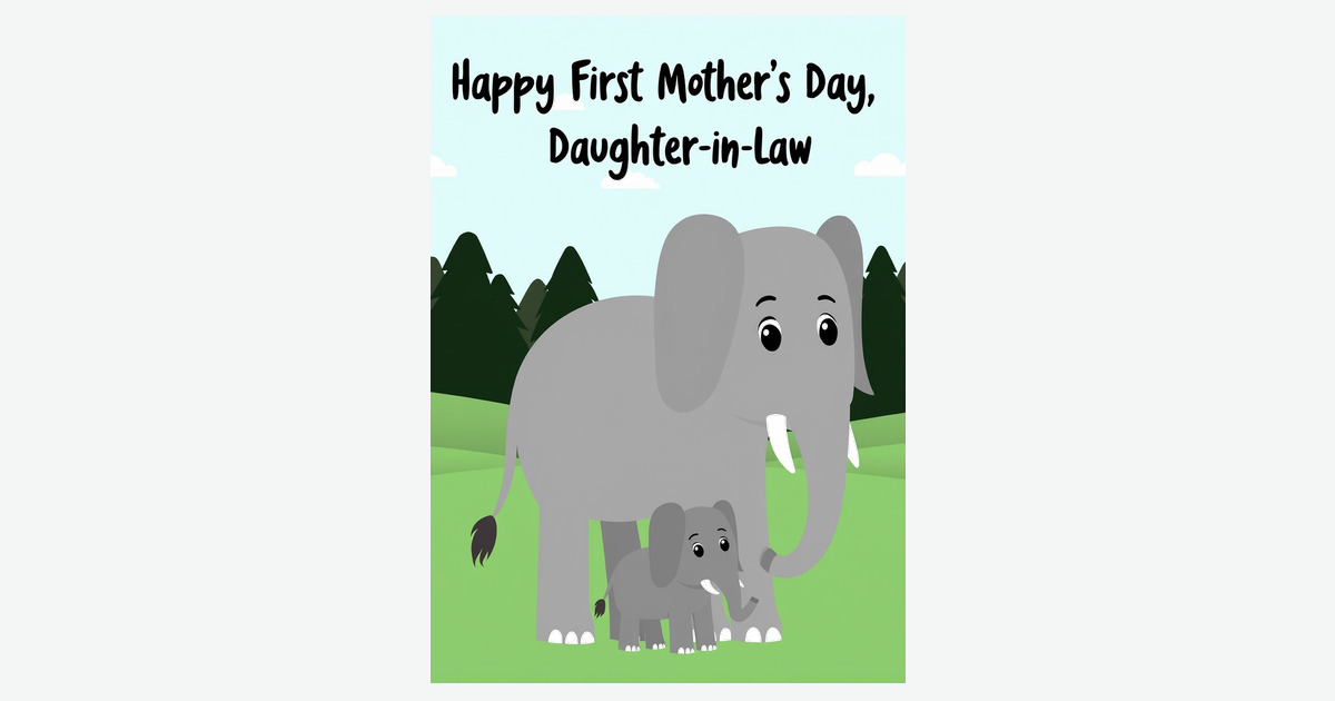 Striped Mother In Law Card | Clever Studio Art