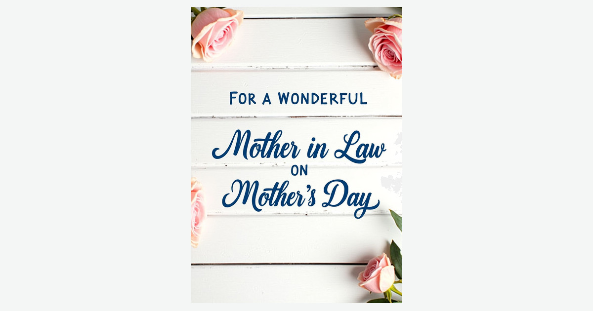 Striped Mother In Law Day Card | Clever Studio Art