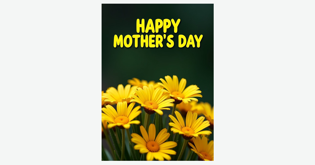Sunshine Lettered Mothers Day Card | Clever Studio Art