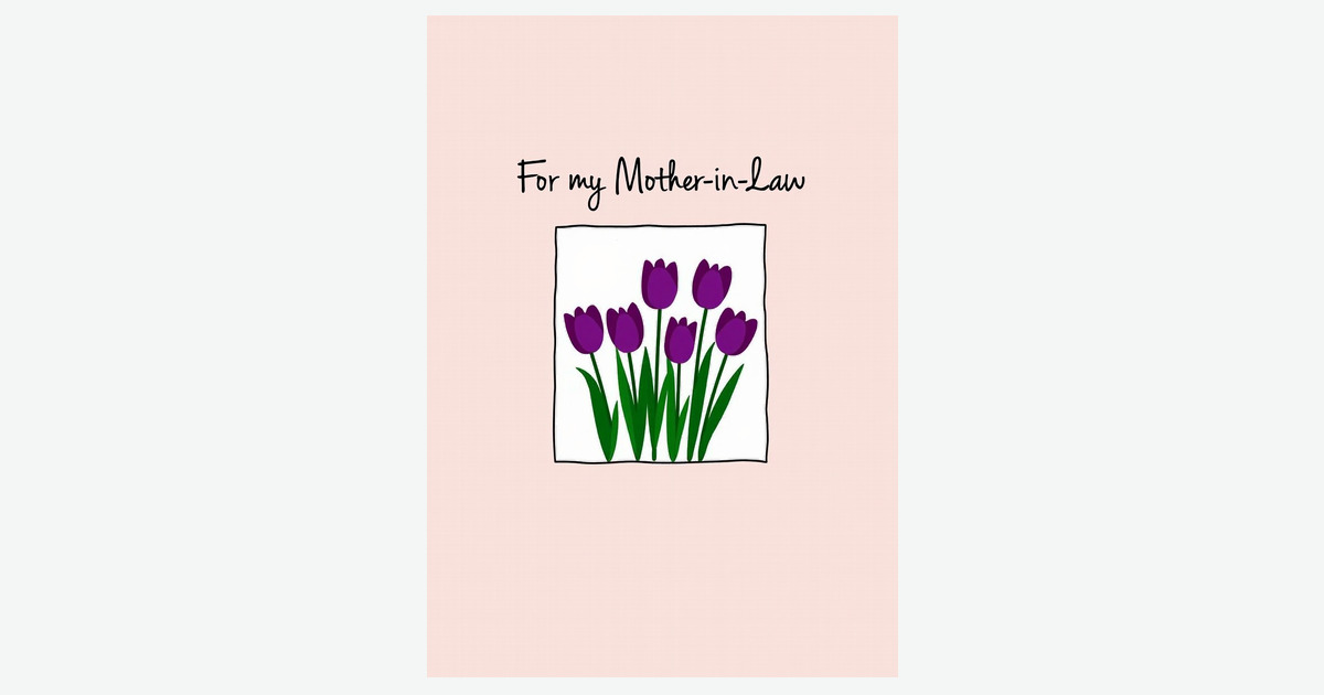 Sweet Mother In Law Tulip Card | Clever Studio Art