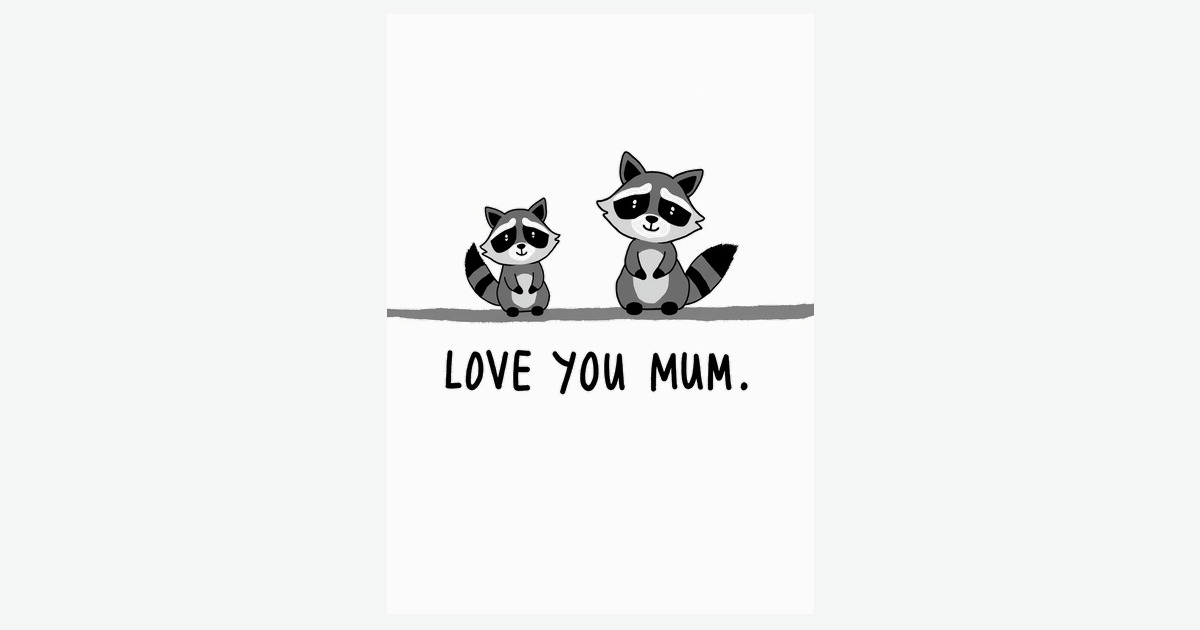Sweet Mothers Love You Mum Card | Clever Studio Art
