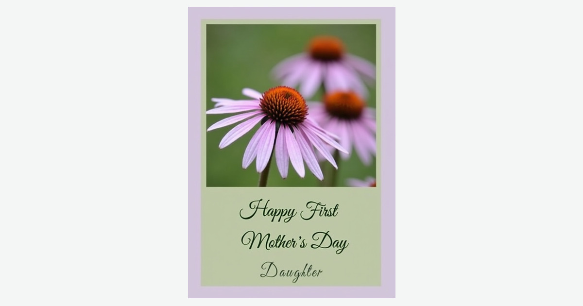 Sweet Pink Blossom Mothers Day Card | Clever Studio Art