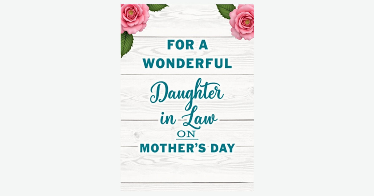 Teal Daughter In Law Card | Clever Studio Art