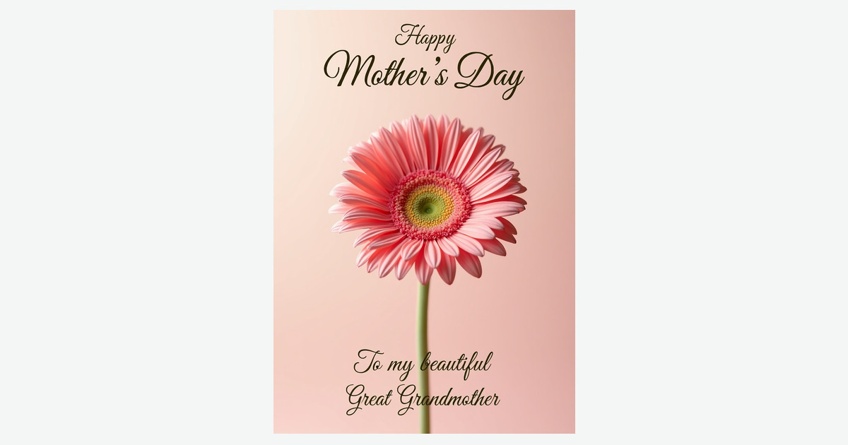Tender Petals Mothers Day Card | Clever Studio Art