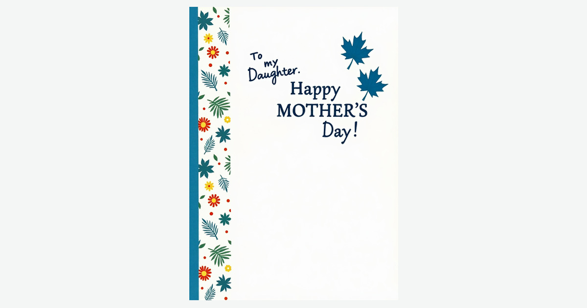 To Daughter Floral Mothers Day Card | Clever Studio Art